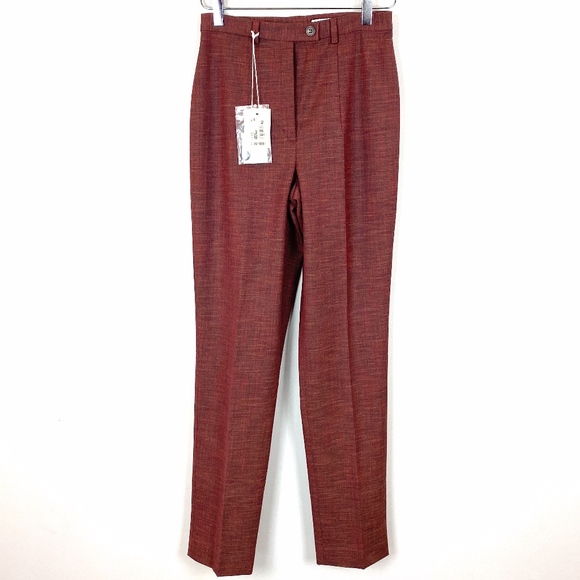 Giorgio's of Palm Beach Pants - NWT Giorgio's Of Palm Beach Red Wool Pants